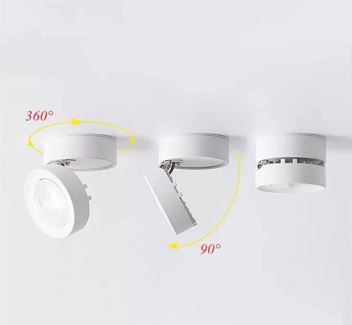 Modern Adjustable Ceiling Spotlight with 360Ã‚Â° Rotation