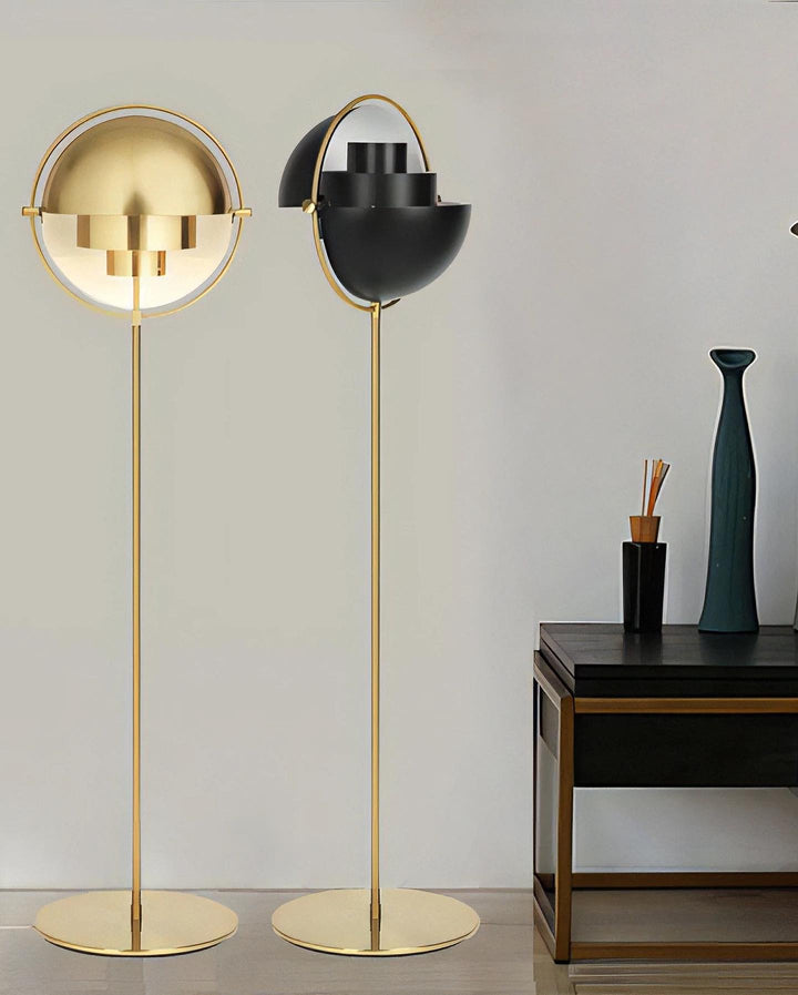 Modern Brass Globe Floor Lamp for Elegant Accent Lighting