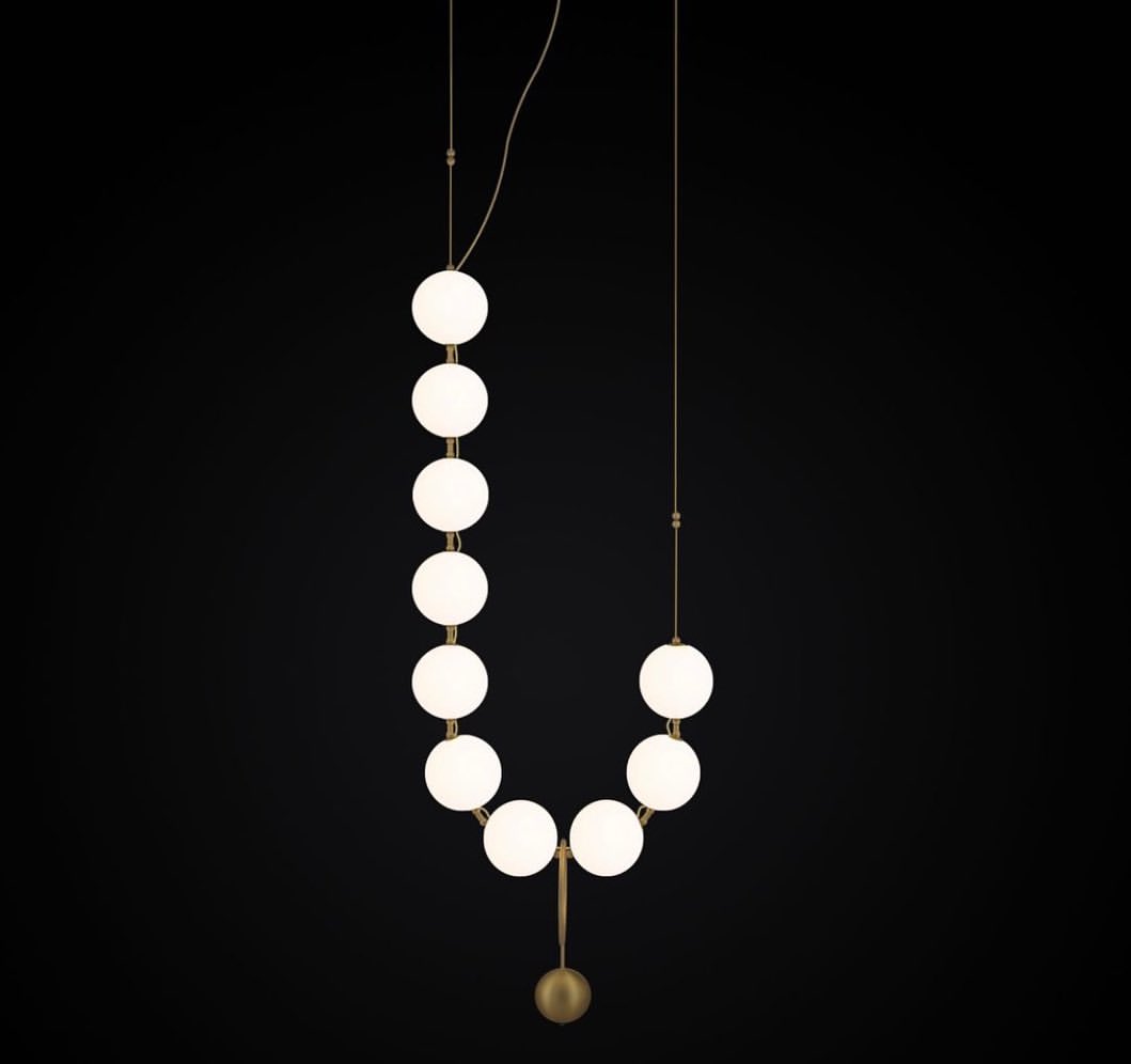 Elegant LED Modern Pendant Light with Glass Globes