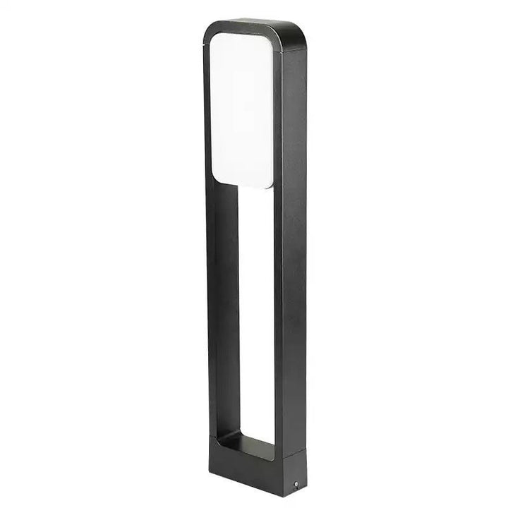 Modern LED Illuminated Outdoor Bollard Light with Open-Frame Design