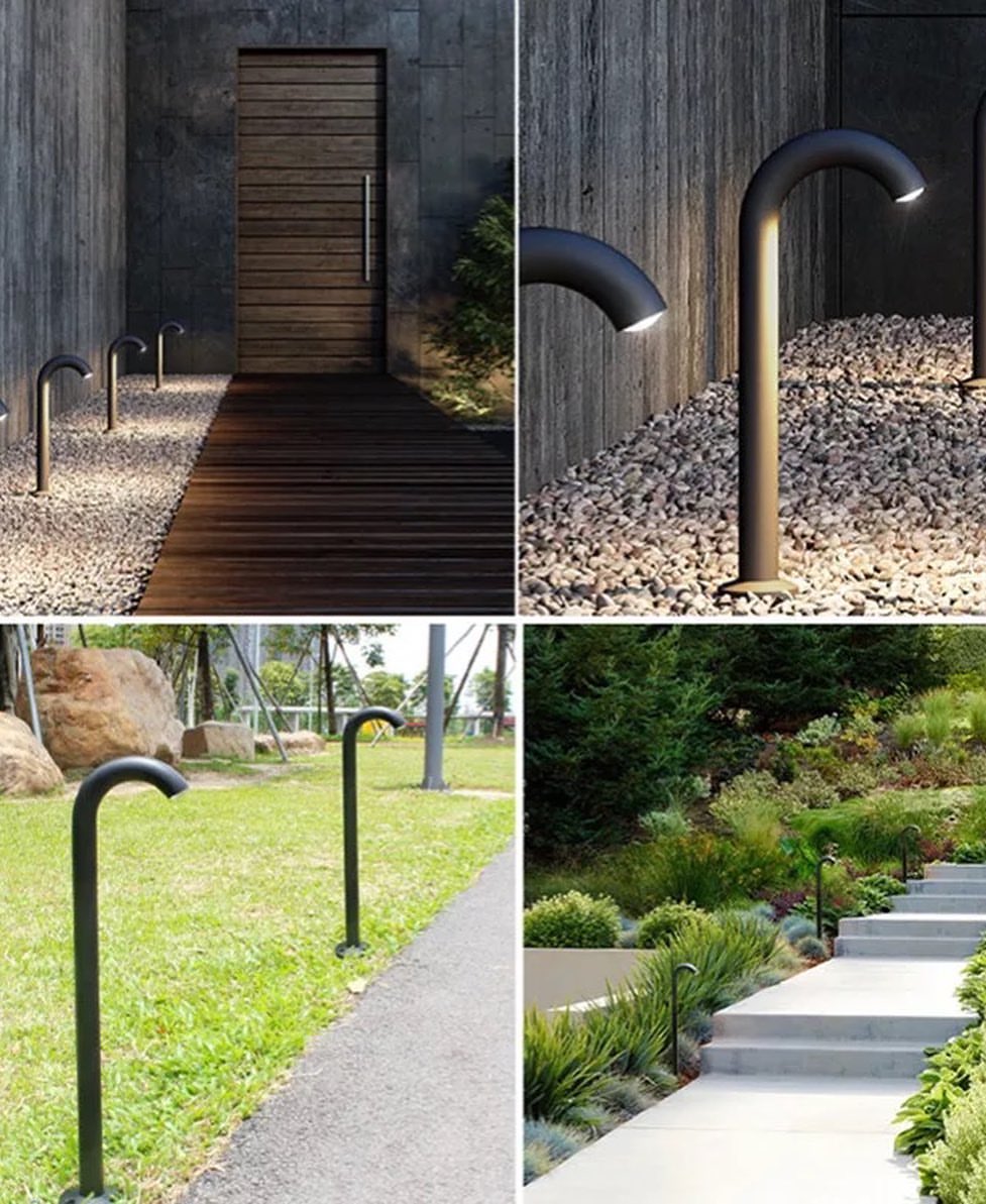 Modern Minimalist Outdoor Bollard Light