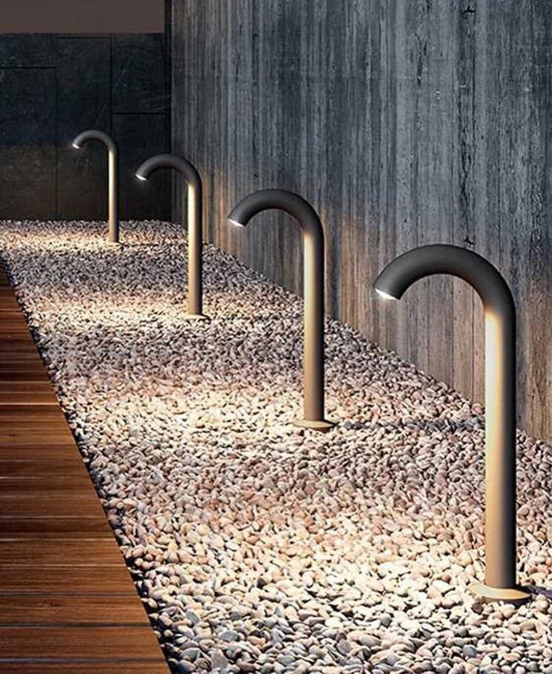 Modern Minimalist Outdoor Bollard Light