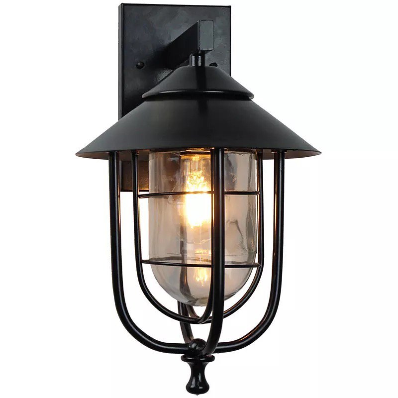 Vintage Outdoor Wall Lantern Light for Patio and Entryway