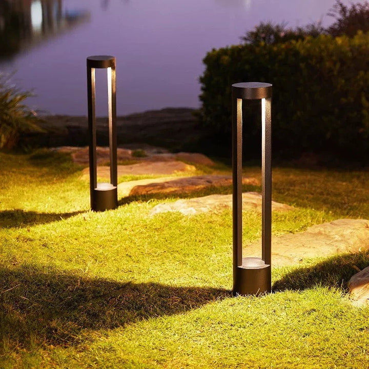 Modern Outdoor Bollard Light for Garden Pathways