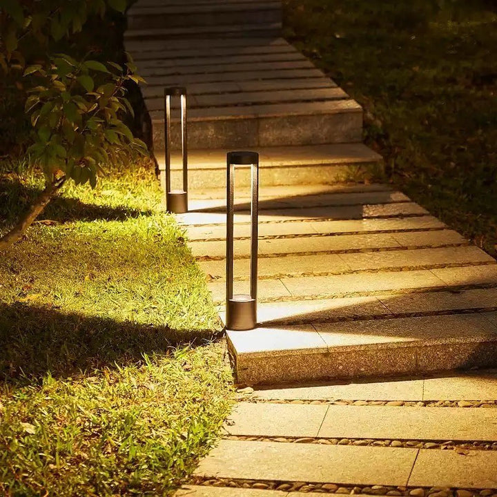 Modern Outdoor Bollard Light for Garden Pathways