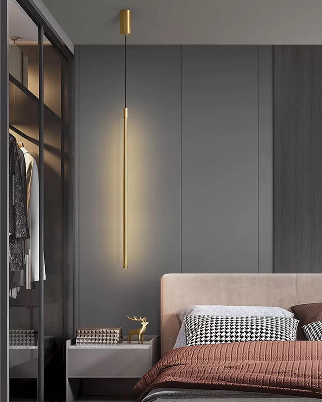 Minimalist Vertical Pendant Light