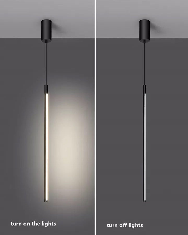 Minimalist Vertical Pendant Light