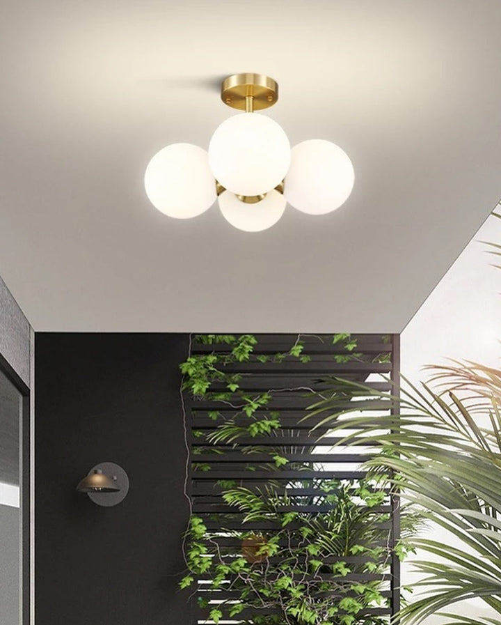 Modern Globe Ceiling Light