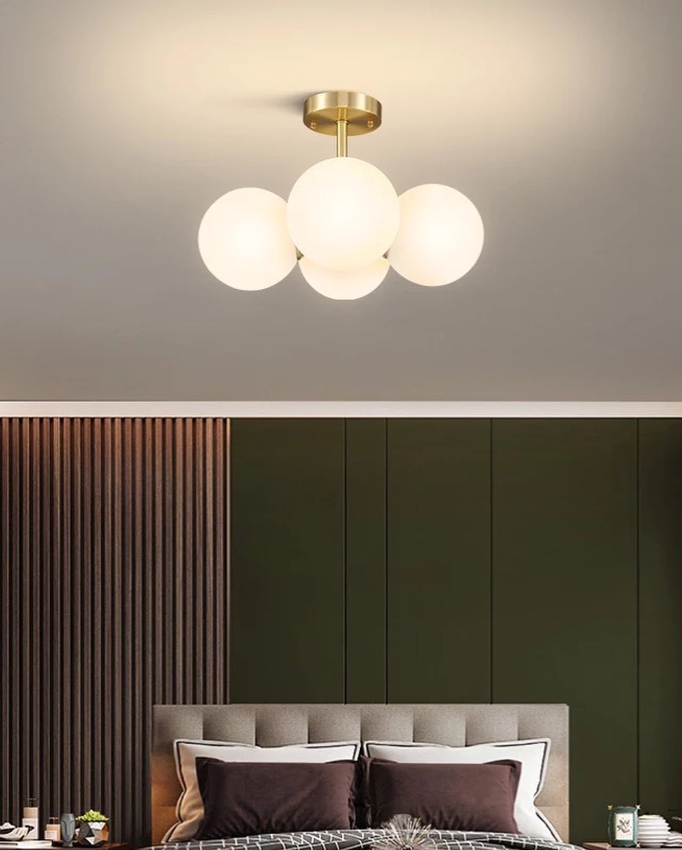 Modern Globe Ceiling Light