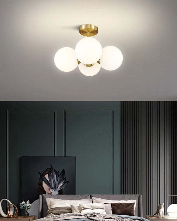 Modern Globe Ceiling Light