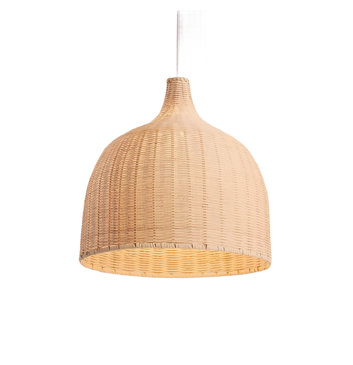 Rattan Pendant Light Trio