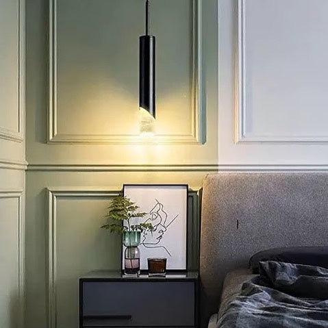 Modern Golden Pendant Lights for Bedroom