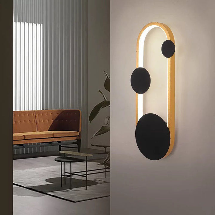 Modern Gold LED Wall Sconce