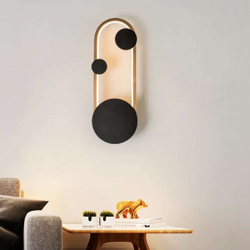 Modern Gold LED Wall Sconce