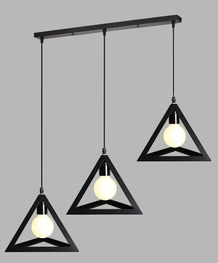 Geometric Triangle Pendant Light