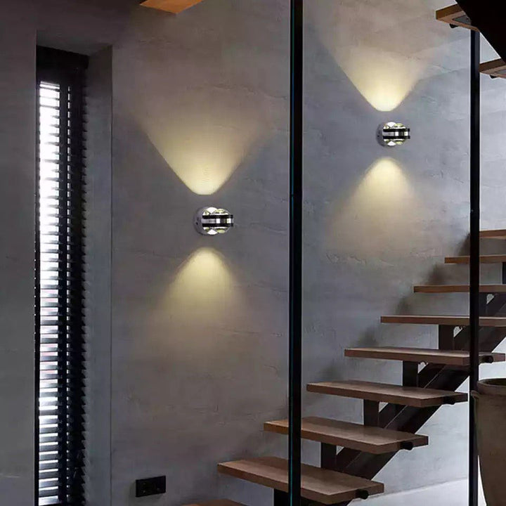 Sleek Wall Light with Up/Down Glow