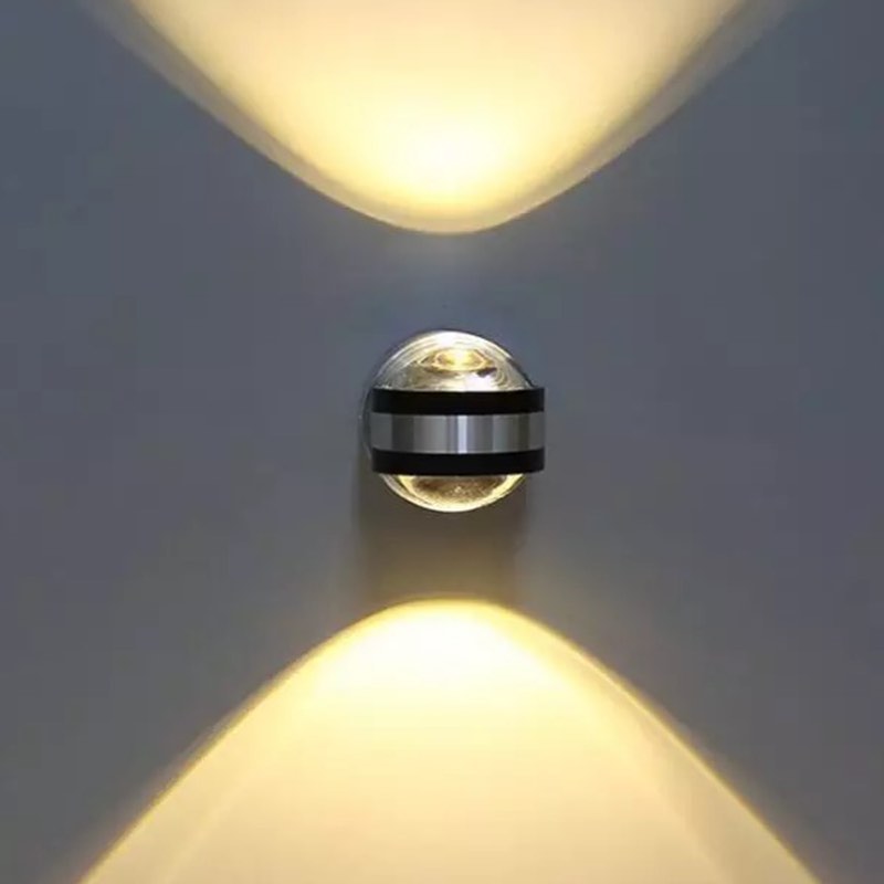 Sleek Wall Light with Up/Down Glow