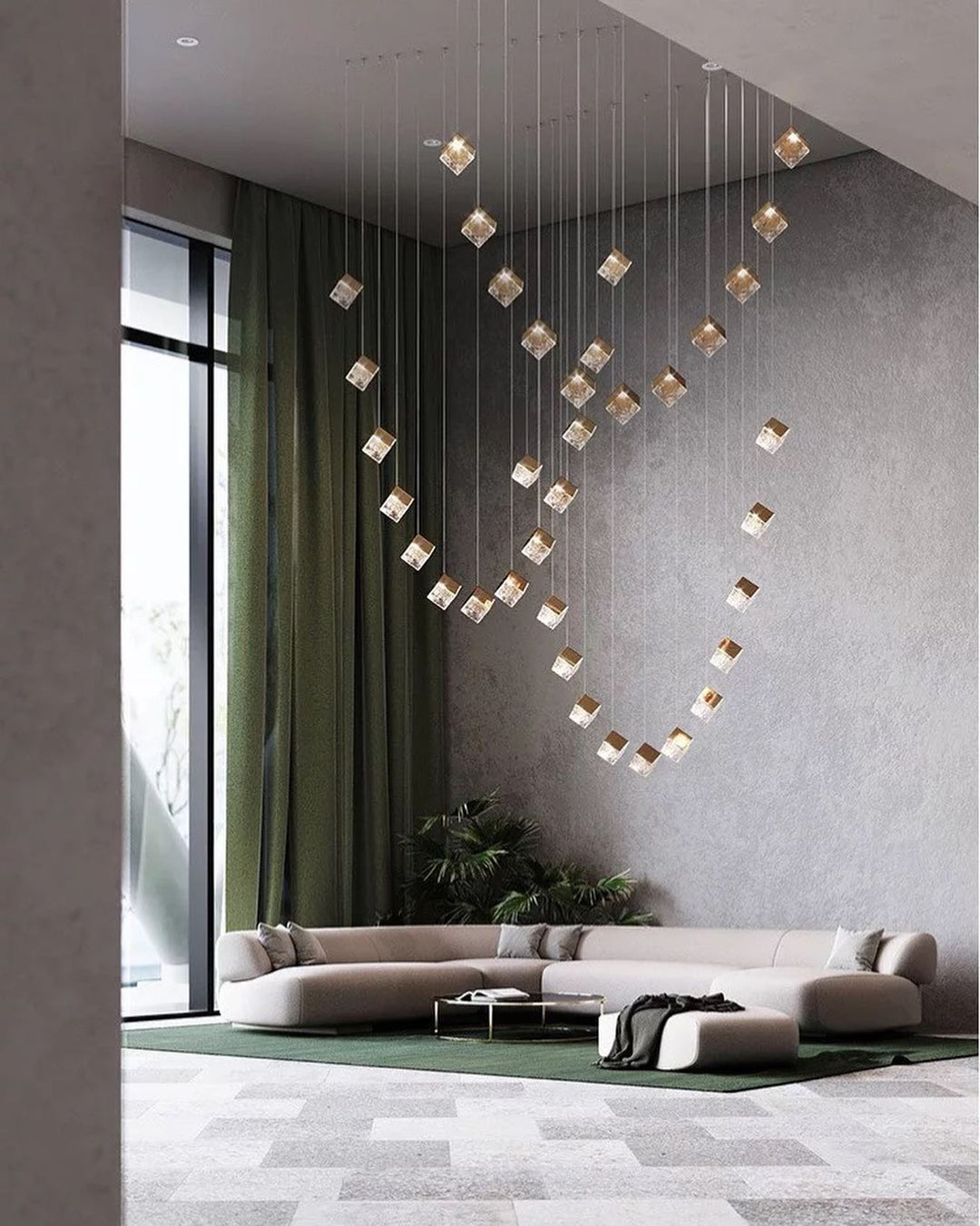 Artistic Cube Pendant Light