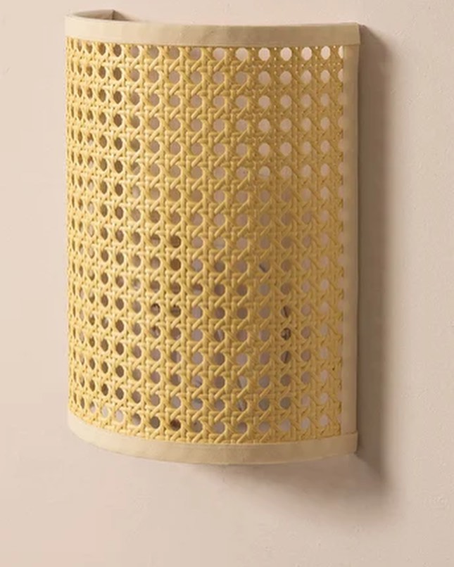 Elegant Woven Wall Light