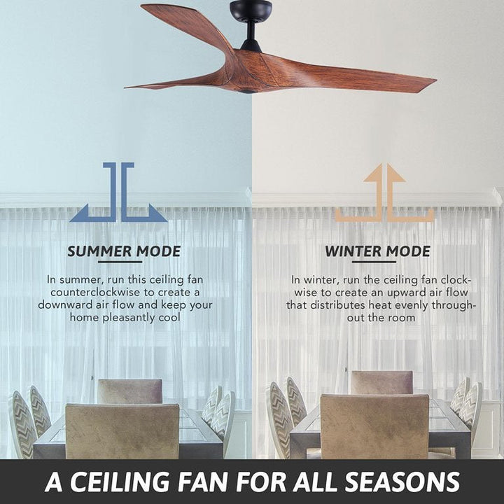 Wooden Blade Ceiling Fan