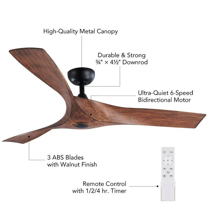 Wooden Blade Ceiling Fan