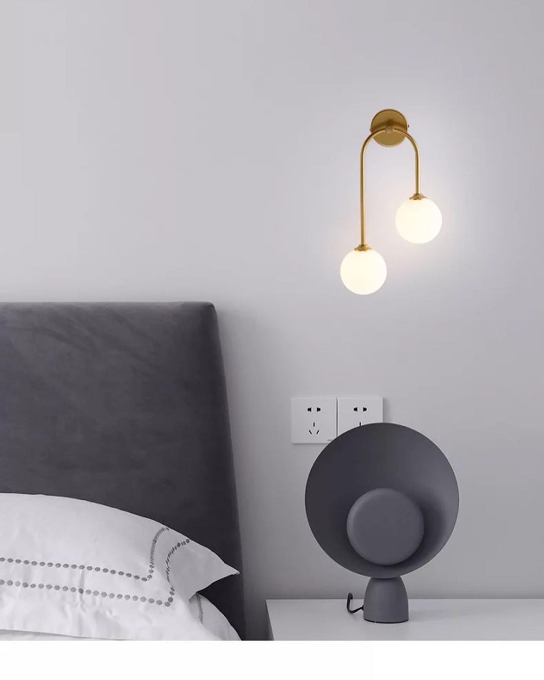 Modern Wall Light - Double Globe