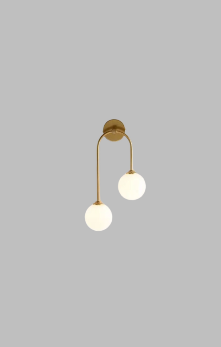 Modern Wall Light - Double Globe