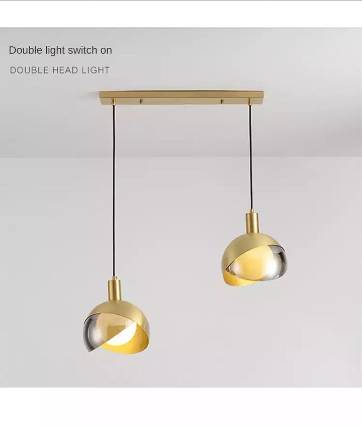 Brass Pendant Light Set