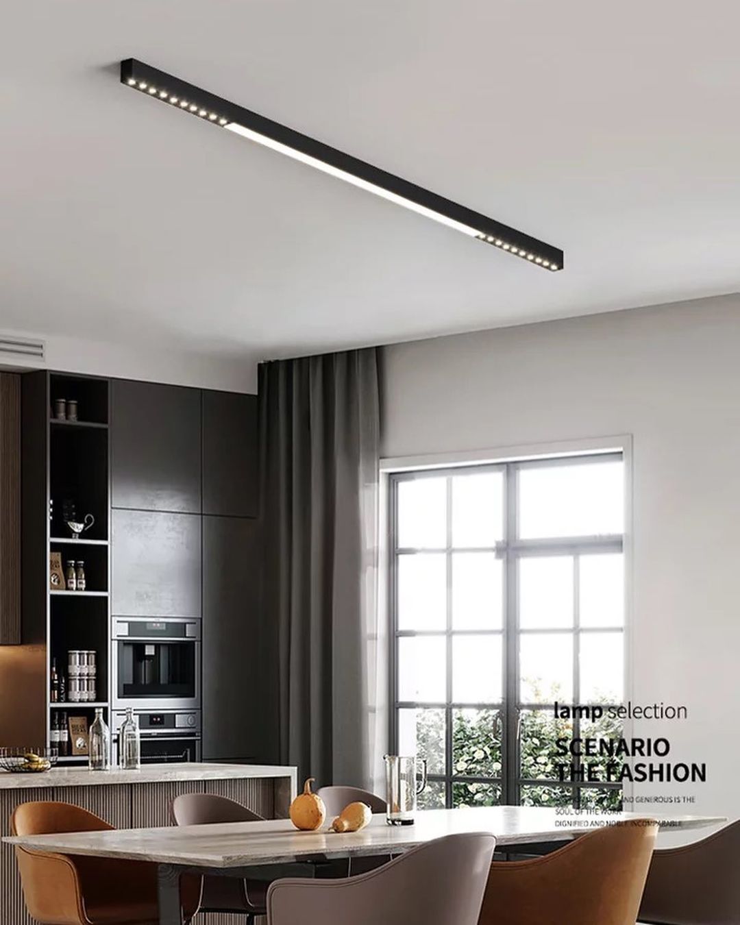 Modern Linear LED Ceiling Light