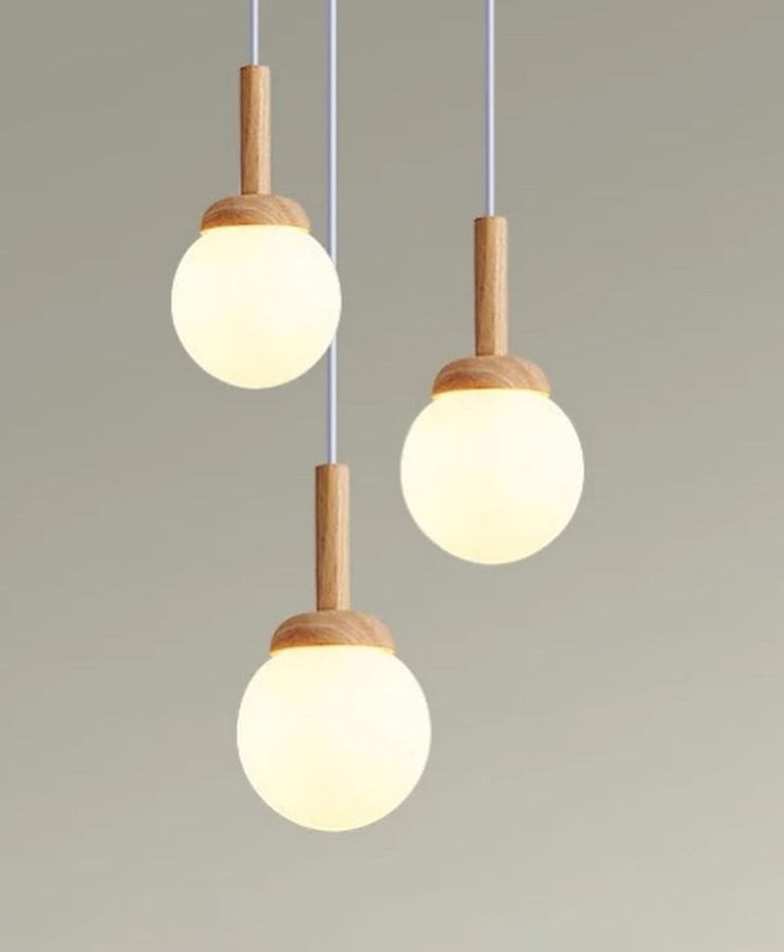 Natural Wooden Pendant Lamp