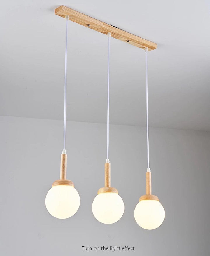 Natural Wooden Pendant Lamp