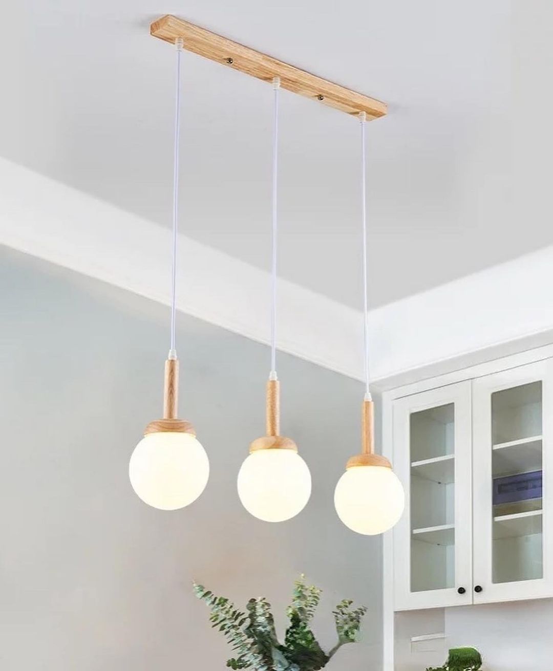 Natural Wooden Pendant Lamp