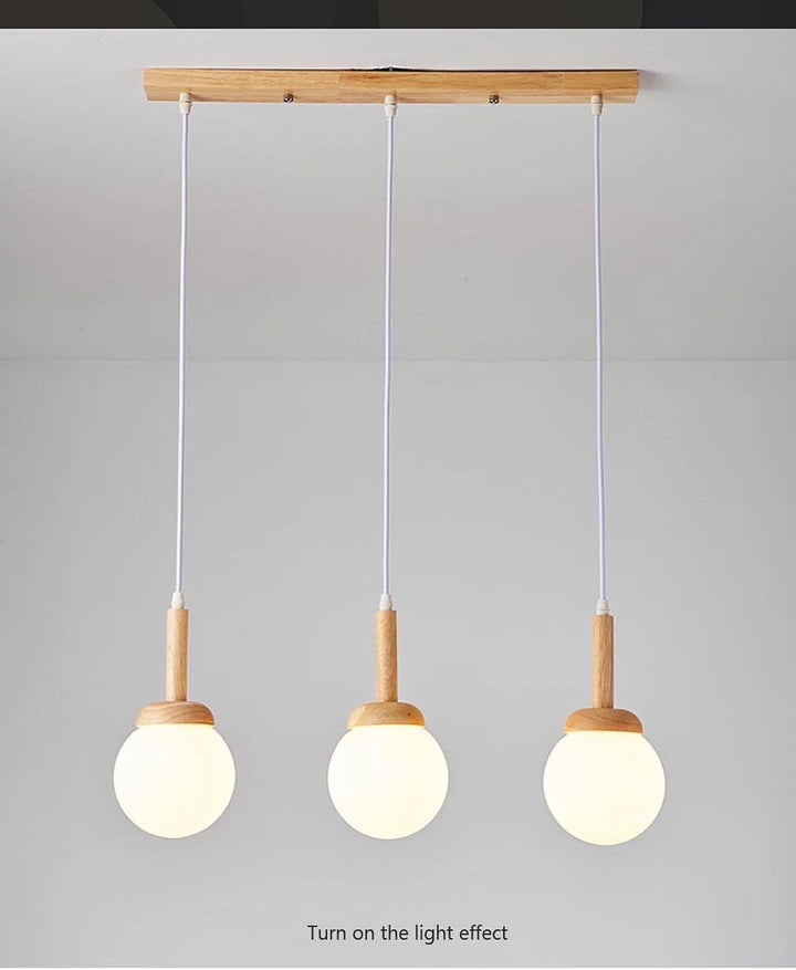 Natural Wooden Pendant Lamp