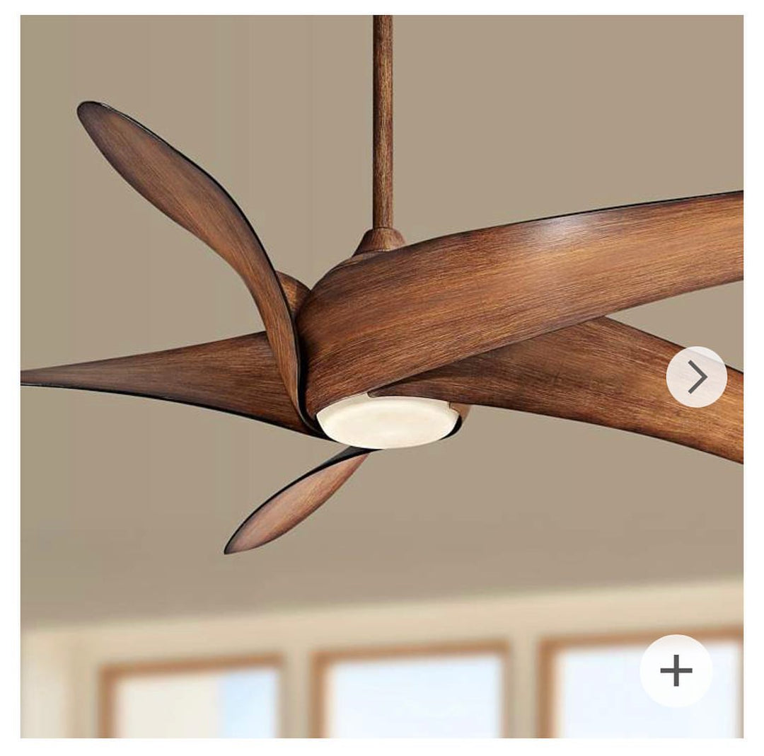 Modern Wooden Ceiling Fan with Light