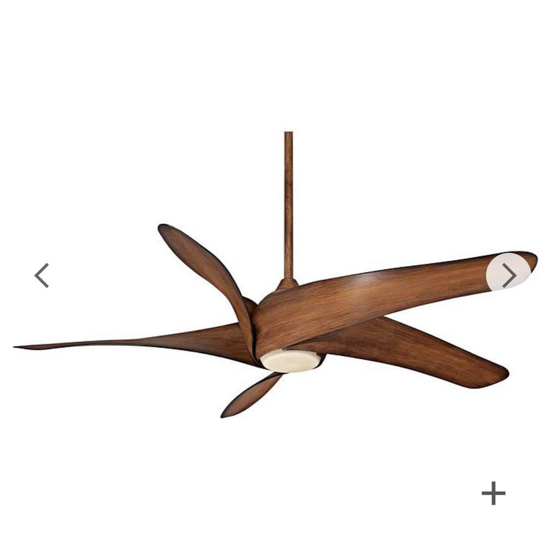 Modern Wooden Ceiling Fan with Light