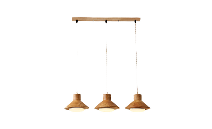 Rustic Wooden Pendant Light for Kitchen