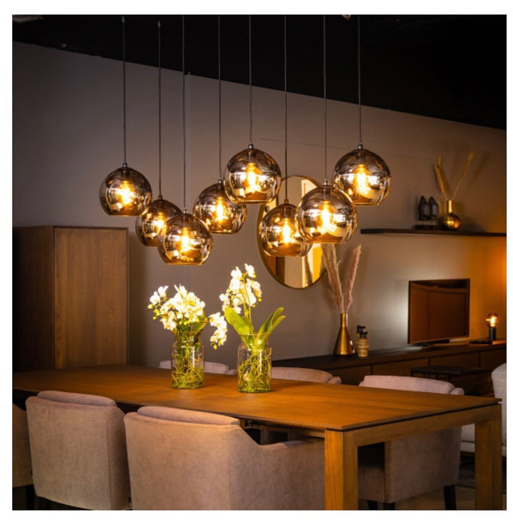 Modern Glass Globe Pendant Light