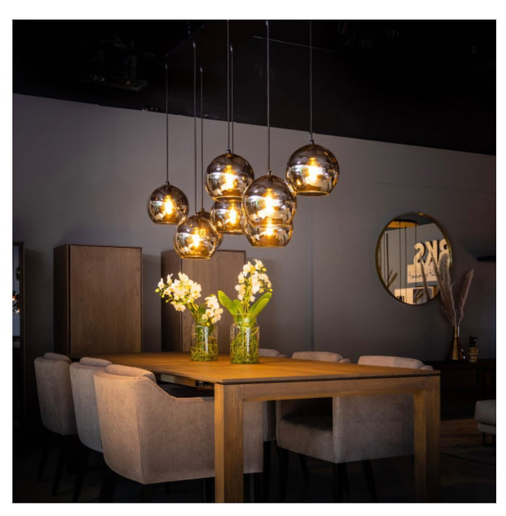 Modern Glass Globe Pendant Light