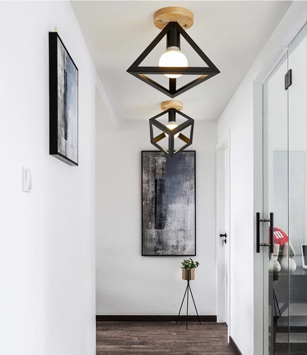 Geometric Ceiling Light