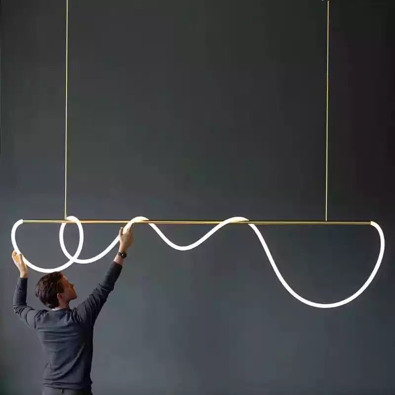 Modern LED Pendant linear Light