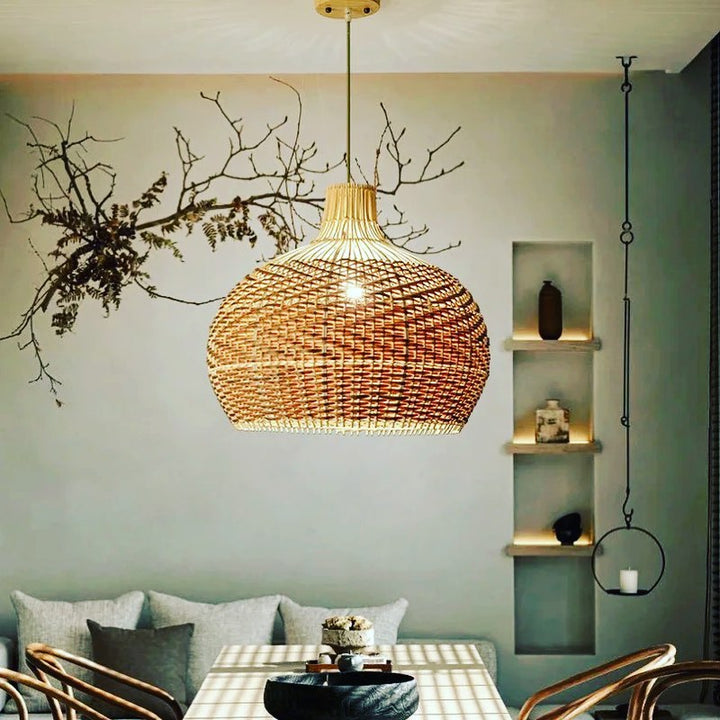 Handmade Rattan Pendant Light