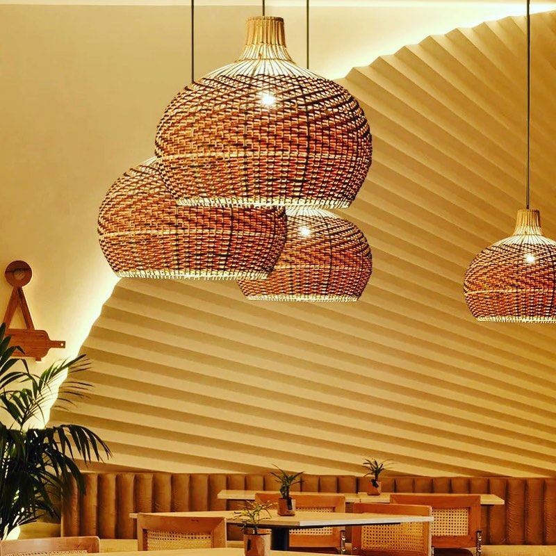 Handmade Rattan Pendant Light