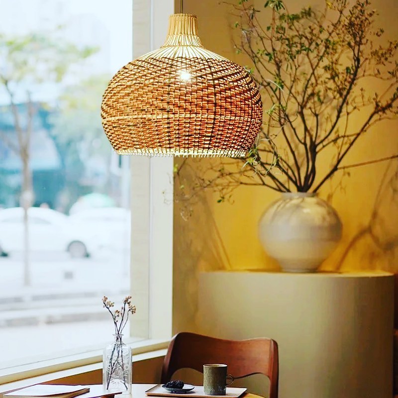 Handmade Rattan Pendant Light