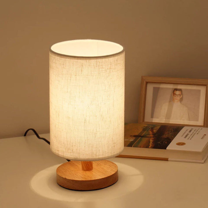 Cozy Wooden Table Lamp