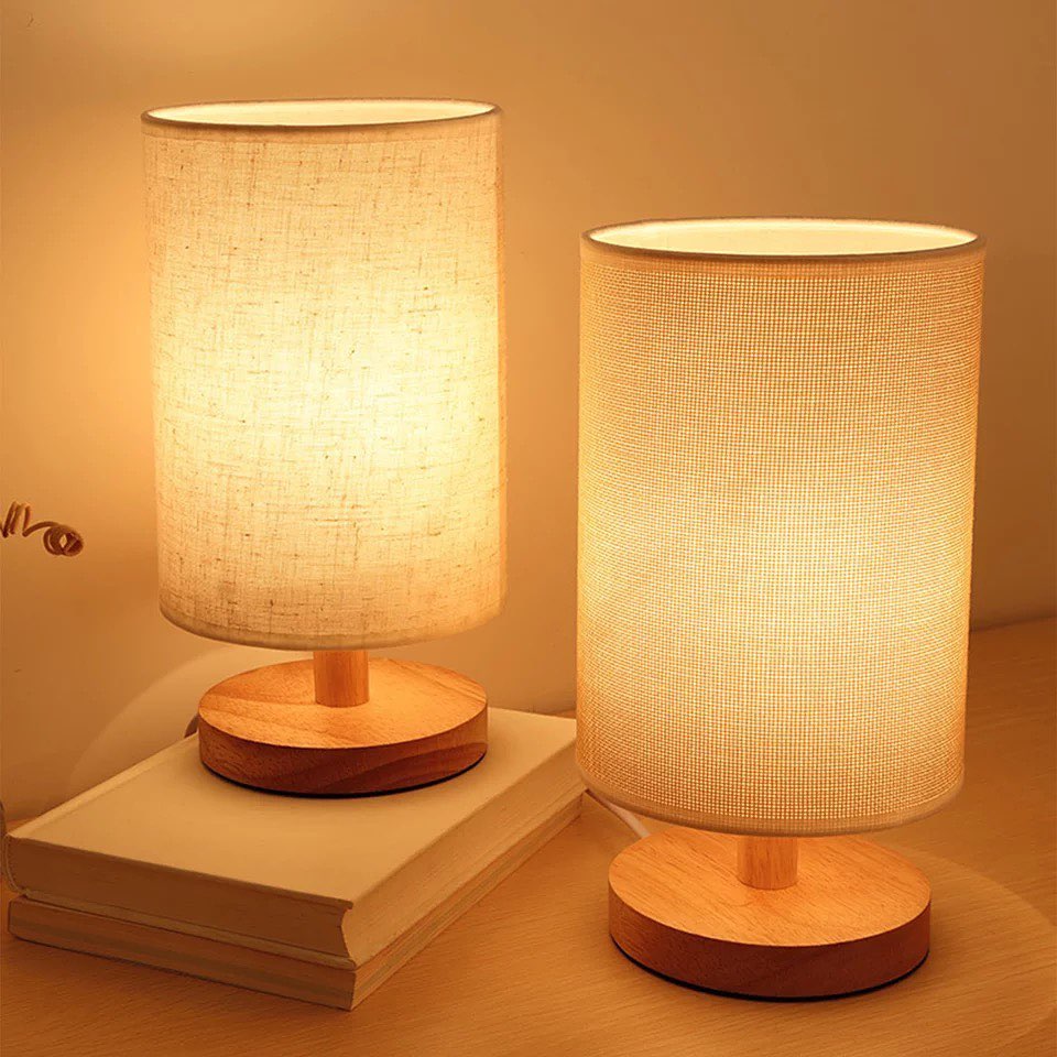 Cozy Wooden Table Lamp