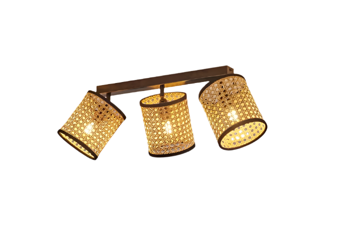 Cane Shade Ceiling Light