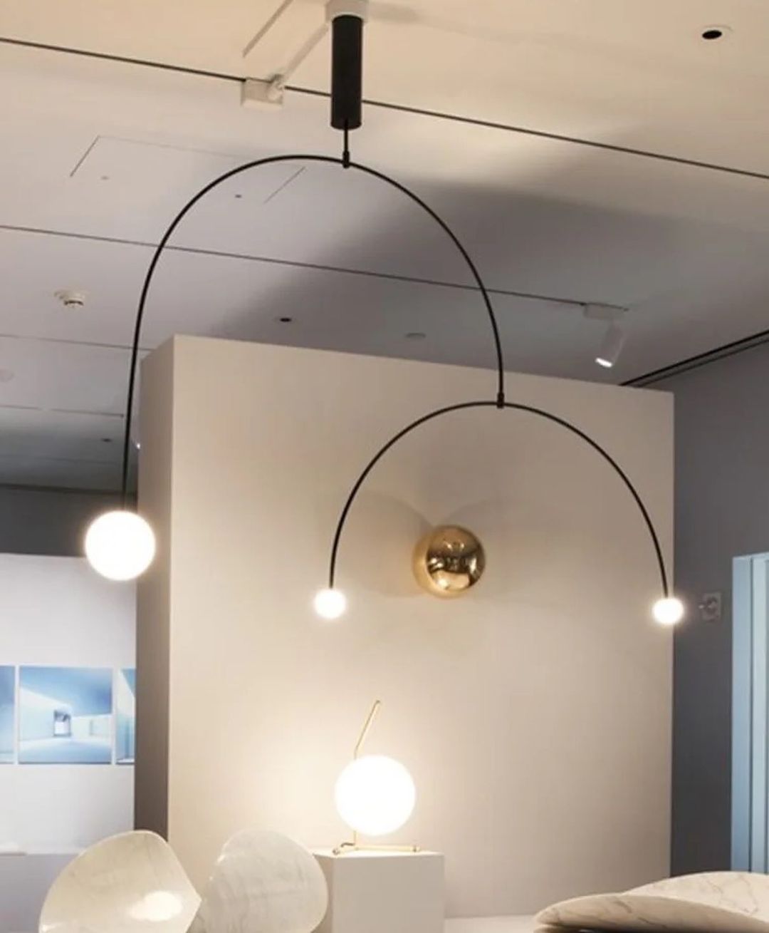 The Arc Contemporary Hanging Lamp