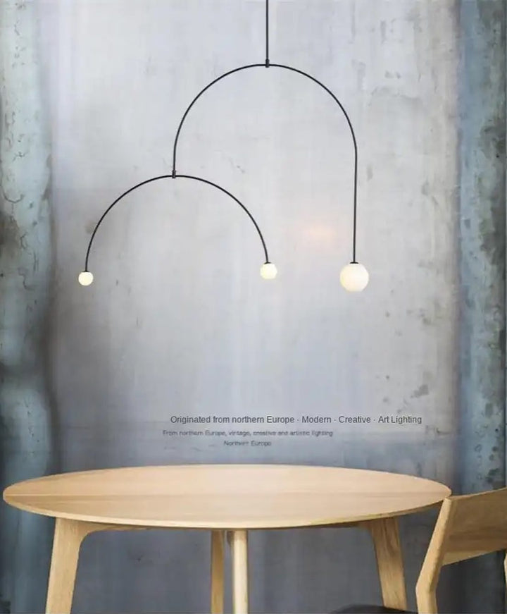 The Arc Contemporary Hanging Lamp