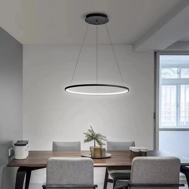 Circular LED Ring Pendant Light