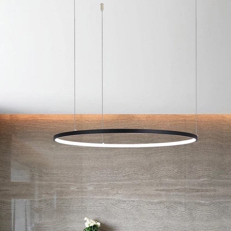 Circular LED Ring Pendant Light